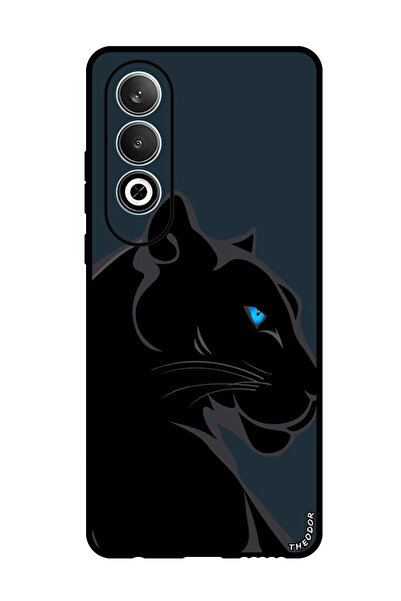 Theodor جراب واقٍ مضاد للخدش والصدمات لهاتف Oppo K12 بتصميم فن الفهد