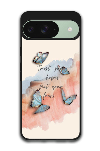 Theodor جراب واقٍ مضاد للخدش والصدمات لهاتف Google Pixel 9، ثق بالآمال