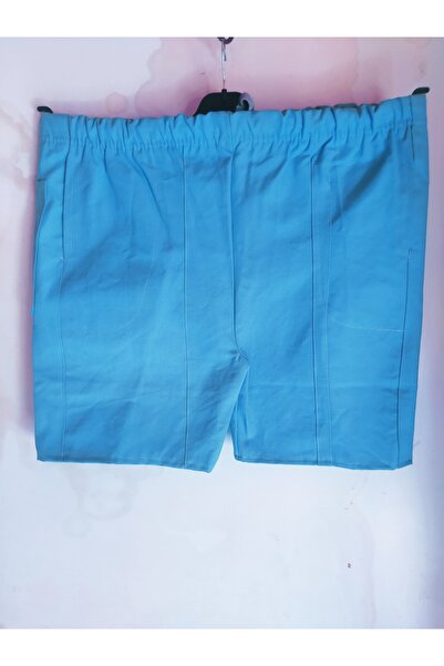 butikdünyası Shorts Linen Fabric Cotton Lace-Up with Pocket (Xx L) Size