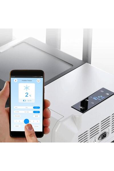 Acopower PX50 12/24/220Volt 50Litre Kompresörlü Tekerlekli Outdoor Oto Buzdolabı (Akü Dahil Değildir