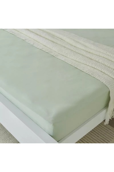 Home Box Derby Solid Microfiber Queen Fitted Sheet - 150x200+25 cm