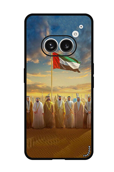 Theodor جراب واقٍ مضاد للخدش والصدمات لهاتف Nothing Phone (2a) علم الإمارات ا...