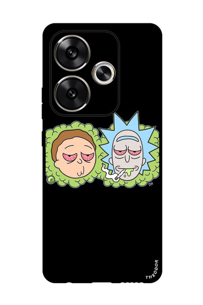 Theodor جراب واقٍ مضاد للخدش والصدمات لهاتف Xiaomi Redmi Turbo 3، ريك ريد آيز