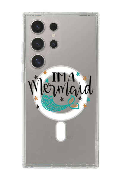 Theodor غلاف لهاتف Samsung Galaxy S24 Ultra متوافق مع MagSafe، غطاء ممتص للصد...