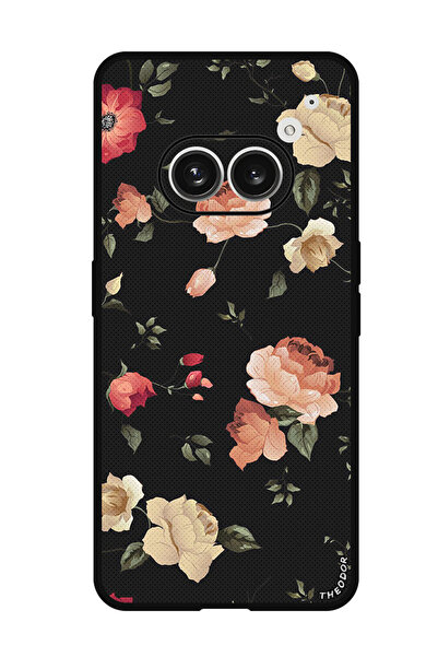 Theodor جراب واقٍ مضاد للخدش والصدمات لهاتف Nothing Phone (2a) ملون بزهرة اللوتس