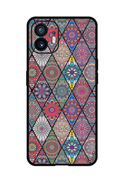 Theodor جراب واقٍ مضاد للخدش والصدمات لهاتف لا يحتاج إلى أي شيء (2) فن ماندالا