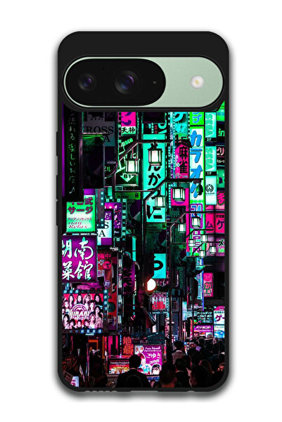 Theodor جراب واقٍ مضاد للخدش والصدمات لهاتف Google Pixel 9 Tokyo Night