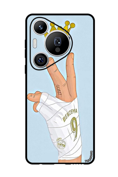 Theodor جراب واقٍ مضاد للخدش والصدمات لهاتف هواوي بيورا 70 برو بلس كريم بنزيمة