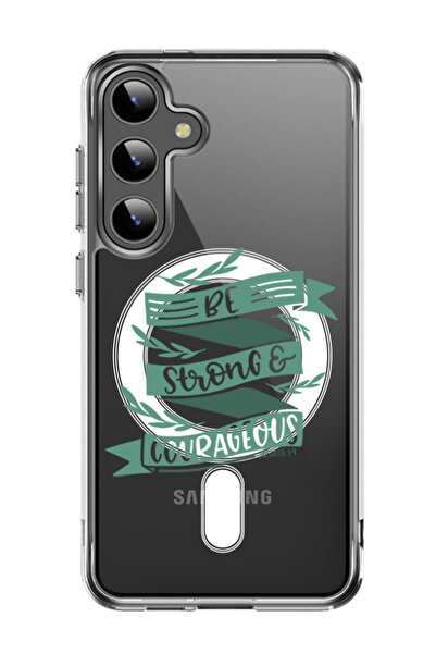 Theodor غلاف لهاتف Samsung Galaxy S24 Plus متوافق مع MagSafe، غطاء مقاوم للصدمات كن قويًا وشجاعًا