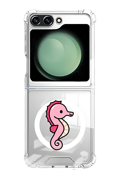 Theodor غلاف لهاتف Samsung Galaxy Z Flip 6 متوافق مع MagSafe، غطاء ممتص للصدم...