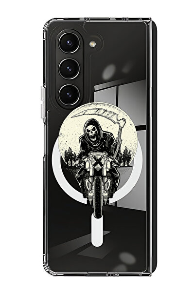 Theodor غلاف لهاتف Samsung Galaxy Z Fold 6 متوافق مع MagSafe، غطاء ممتص للصدم...