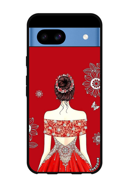 Theodor جراب واقٍ مضاد للخدش والصدمات لهاتف Google Pixel 8a لطيف