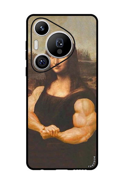 Theodor جراب واقٍ مضاد للخدش والصدمات لهاتف هواوي بيورا 70 برو بلس موناليزا 1