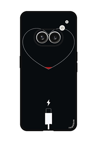 Theodor جراب واقٍ مضاد للخدش والصدمات لهاتف لا شيء (2 أمبير) بطارية القلب منخفضة