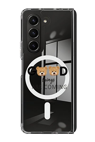 Theodor غلاف لهاتف Samsung Galaxy Z Fold 5 متوافق مع MagSafe، غطاء ممتص للصدم...