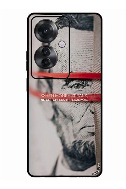 Theodor جراب واقٍ مضاد للخدش والصدمات لهاتف Oppo Reno 11F عندما يتحدث المال