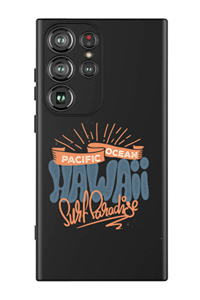 Theodor غطاء حماية سائل من السيليكون لهاتف سامسونج جالاكسي S24 ألترا (أسود) -...