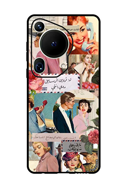 Theodor جراب واقٍ مضاد للخدش والصدمات لهاتف هواوي بيورا 70 ألترا فينتيج