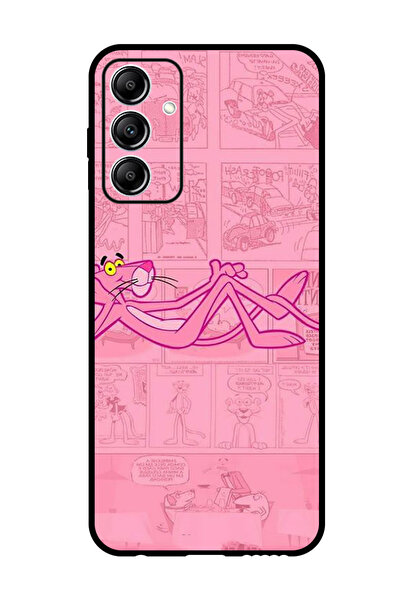 Theodor جراب واقٍ مضاد للخدش والصدمات لهاتف Samsung Galaxy A35 Pink Panther