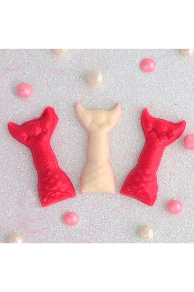 BWB Mermaid Tail chocolate mold, triple, 39 cavities, 43.5x21x7.5mm