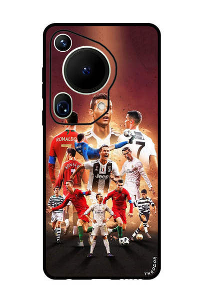 Theodor جراب واقٍ مضاد للخدش والصدمات لهاتف هواوي بيورا 70 ألترا رونالدو 6