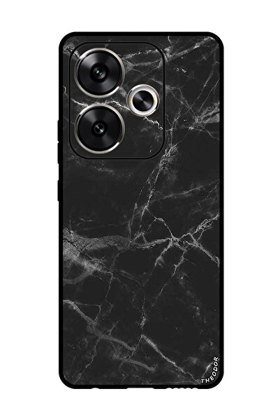 Theodor جراب واقٍ مضاد للخدش والصدمات لهاتف Xiaomi Redmi Turbo 3 باللون الأسو...