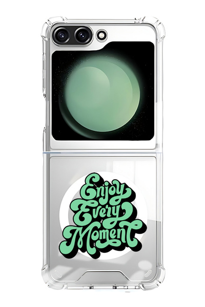 Theodor غلاف لهاتف Samsung Galaxy Z Flip 5 متوافق مع MagSafe، جراب مقاوم للصد...