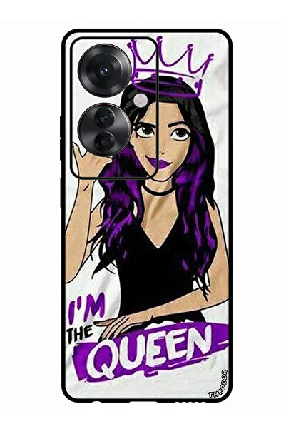 Theodor جراب واقٍ مضاد للخدش والصدمات لهاتف Oppo F25 Pro أنا الملكة