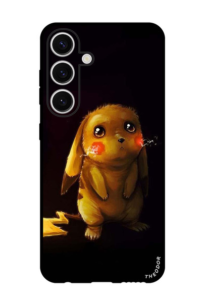 Theodor جراب واقٍ لهاتف Samsung Galaxy S24 Plus، رسوم متحركة صفراء لطيفة