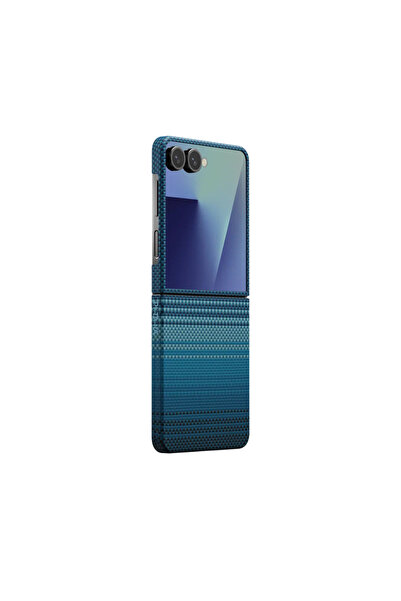 PITAKA Galaxy Z Flip 7 Uyumlu Kılıf M-safe Şarjlı Aramid Tactile Woven Serisi...