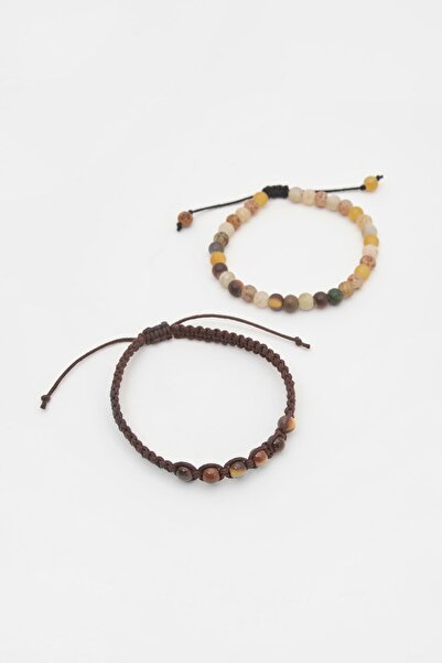 Pull & Bear 4'lü boncuklu bileklik paketi