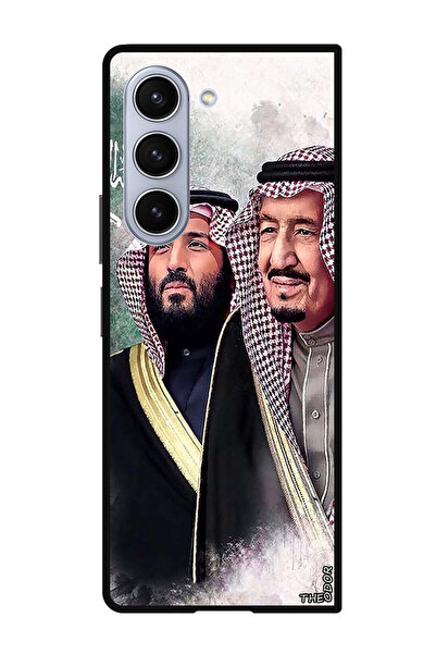 Theodor جراب حماية لهاتف سامسونج جالاكسي زد فولد 6 الشيخ سلمان مع والده