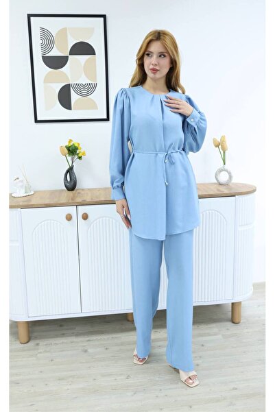 ZARERA بدلة بحزام أنيقة