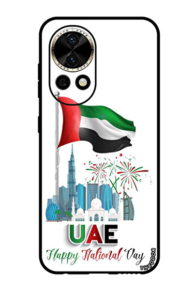 Theodor غطاء حماية مضاد للخدش والصدمات لهاتف هواوي نوفا 12 برو - اليوم الوطني...