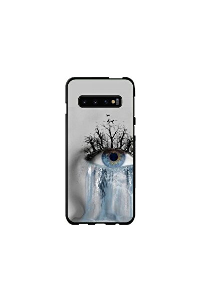 Atlas Husa personalizata Samsung Galaxy S10, Teary Eye, multicolor, S1D1M0307