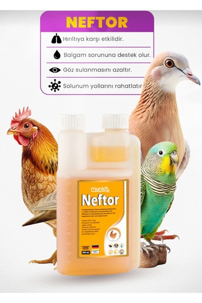 Munich Vet Neftor Hırıltı ve Balgam Ürünü 500 ml