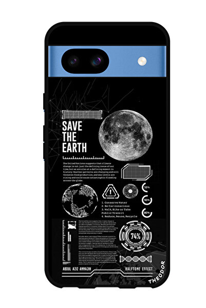 Theodor جراب واقٍ مضاد للخدش والصدمات لهاتف Google Pixel 8a، حافظ على الأرض