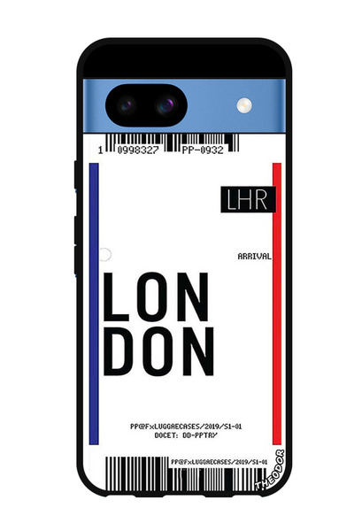 Theodor جراب واقٍ مضاد للخدش والصدمات لهاتف Google Pixel 8a، بطاقة صعود لندن