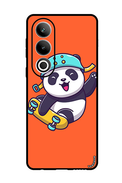 Theodor جراب واقٍ مضاد للخدش والصدمات لهاتف OnePlus Ace 3V Skiing Panda