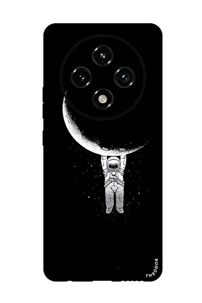 Theodor جراب واقٍ مضاد للخدش والصدمات لهاتف Oppo A3 Pro رائد الفضاء والقمر