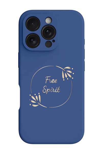 Theodor iPhone 16 Pro Blue Protective Liquid Silicone Shockproof Case - Free ...