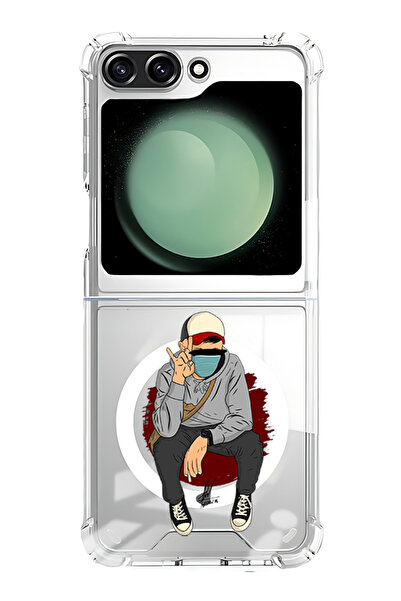 Theodor Case for Samsung Galaxy Z Flip 5 Compatible with MagSafe, Shockproof ...