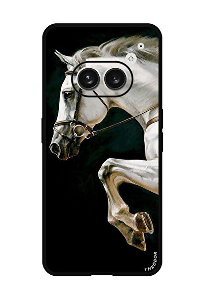 Theodor جراب واقٍ مضاد للخدش والصدمات لهاتف Nothing Phone (2a) Horse Running