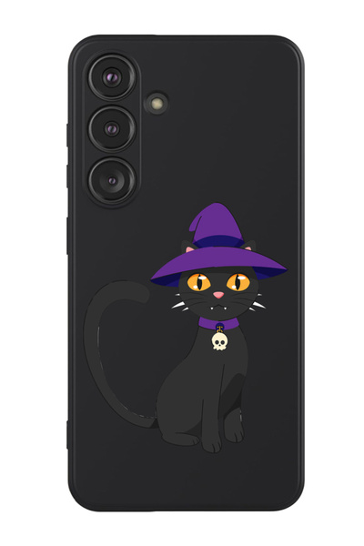 Theodor غطاء حماية من السيليكون السائل لهاتف سامسونج جالاكسي S24 بلس (أسود) -...