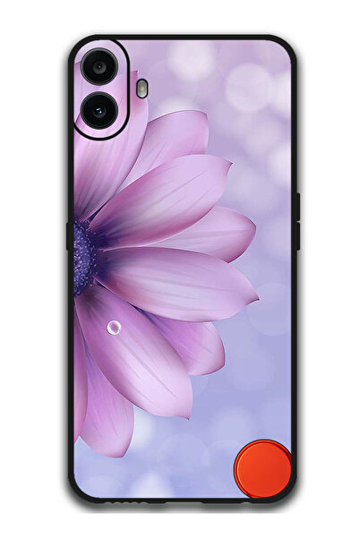 Theodor جراب واقٍ مضاد للخدش والصدمات لهاتف Nothing CMF Phone 1 Purple Flower