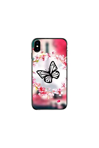 Atlas Προσαρμοσμένη θήκη και σιλικόνης Apple iPhone XS Max, Butterfly #8, πολ...