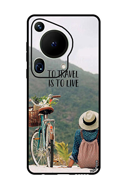 Theodor جراب واقٍ مضاد للخدش والصدمات لهاتف هواوي بيورا 70 ألترا للسفر هو للعيش