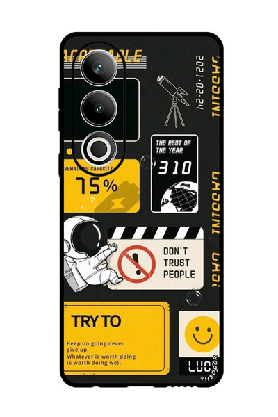 Theodor جراب واقٍ مضاد للخدش والصدمات لهاتف OnePlus Ace 3V، لا تثق بالناس