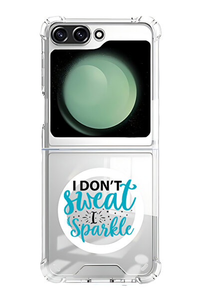 Theodor غلاف لهاتف Samsung Galaxy Z Flip 6 متوافق مع MagSafe، جراب مقاوم للصد...