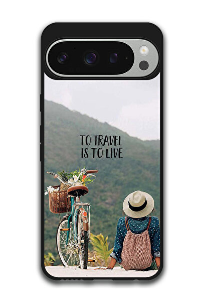 Theodor جراب واقٍ مضاد للخدش والصدمات لهاتف Google Pixel 9 Pro XL للسفر هو للعيش